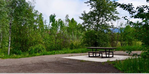 Wishbone Rutherford Double Wheelchair Accessible Picnic Table in Smithers BC (1)